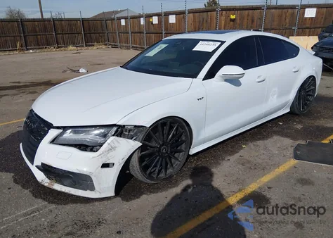 2015 Audi S7 4.0T z USA, uszkodzony, nr VIN WAUW2BFCXFN015793